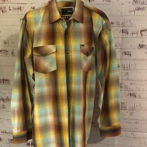 Men’s Hurley plaid longsleeve shirt